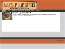 Tablet Screenshot of headsupmain.com